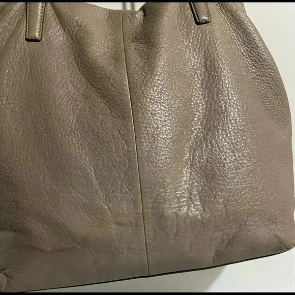 Coach vintage gray leather satchel handbag - Picture 2 of 14